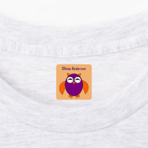 Niedliche Halloween-Kids Kleidung Etiketten