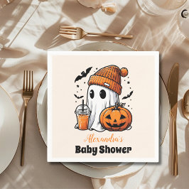 Niedliche Halloween-Kinderdusche Serviette
