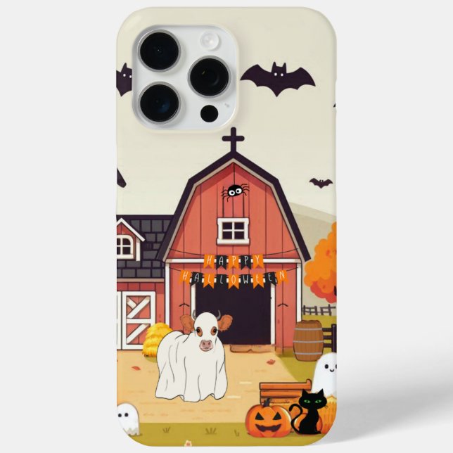 Niedliche Halloween-Kuh Case-Mate iPhone Hülle (Rückseite)