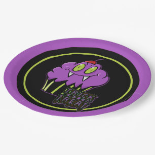 Niedliche Halloween Lila Vampire Cupcake Paper Tel Pappteller