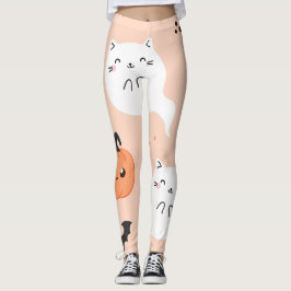 Niedliche Halloween-Monster-Leggings Leggings