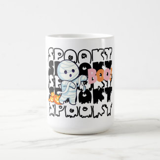 Niedliche Halloween Mummy Tasse - Spooky "Boo!"