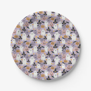 Niedliche Halloween-Papierplatte Pappteller
