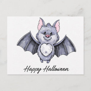 Niedliche Halloween Postkarte