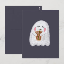 Niedliche Halloween-Postkarte - Halloween-Girl-Gei Postkarte