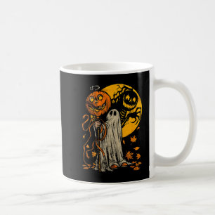 Niedliche Halloween Pumpkin Geist Herbst Blätter G Kaffeetasse