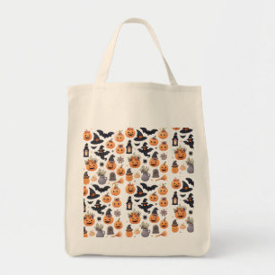 Niedliche Halloween Pumpkin-Tasche - Spooky Fall V Tragetasche