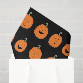 Niedliche Halloween Pumpkins Seidenpapier