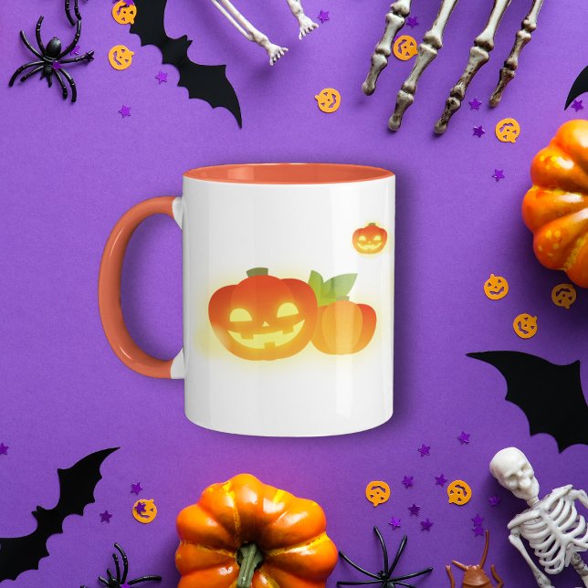 Niedliche Halloween Pumpkins Tasse (Von Creator hochgeladen)