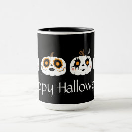 Niedliche Halloween Pumpkins-Tasse Tasse