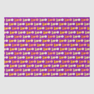 Niedliche Halloween Spooky Boo Creepy Pumpkin Lila Seidenpapier