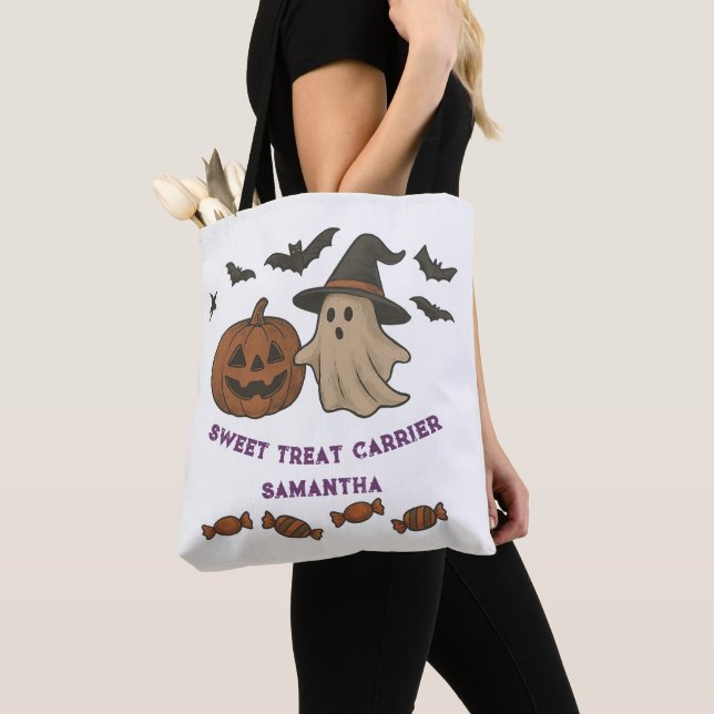 Niedliche Halloween-Tasche - Gespenster, Fledermäu (Von Nahem)