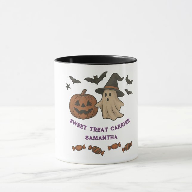 Niedliche Halloween-Tasse - Boos, Fledermäuse & Le Tasse (Zentrum)