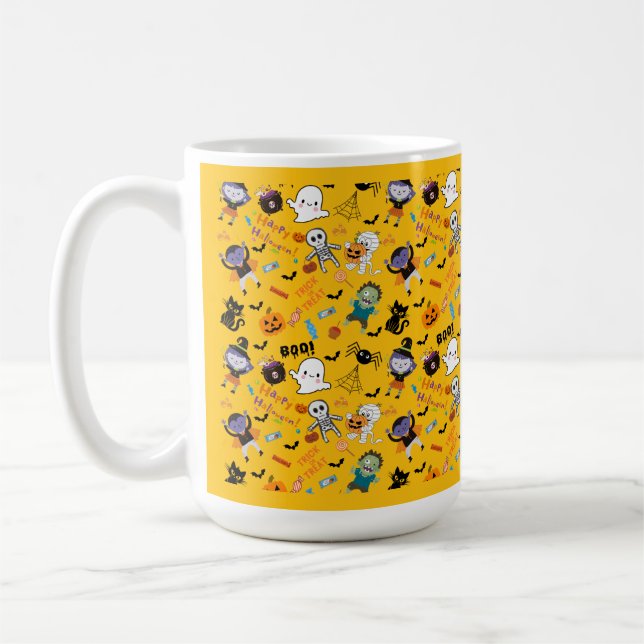 Niedliche Halloween-Tasse Kaffeetasse (Links)