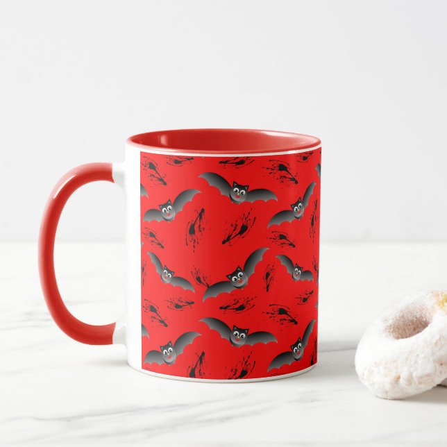 Niedliche Halloween-Tasse Tasse (Mit Donut)