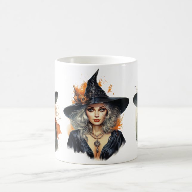 Niedliche Halloween-Witzensaison Kaffeetasse (Mittel)