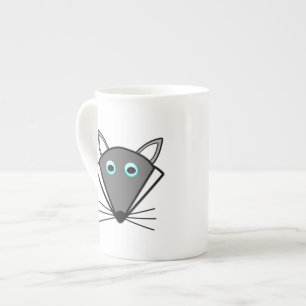 Niedliche Halloween-Wolf-Tasse Prozellantasse