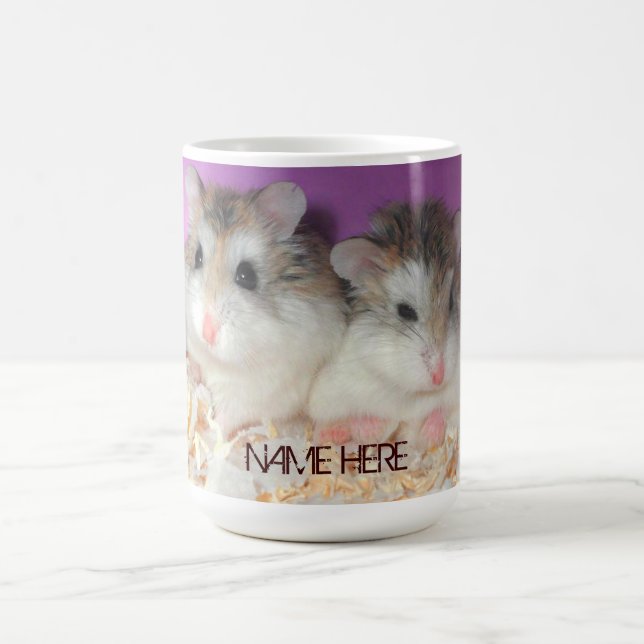 Niedliche Hamster in der Liebe-Tasse mit Kaffeetasse (Mittel)