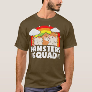 Niedliche Hamster Squad farbige Hamster Guinea Pig T-Shirt