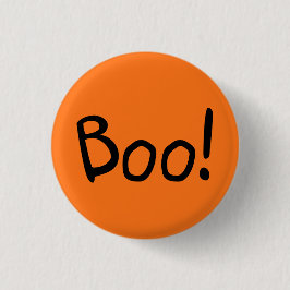 Niedliche handgeschriebene Typografie Halloween Button