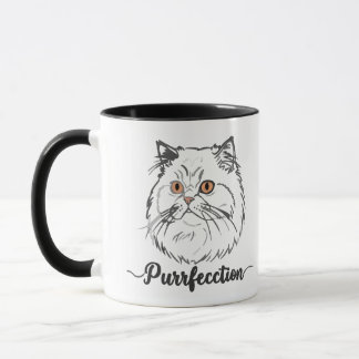 Niedliche handGezeichnet Cat & Pun-Geschenkidee Ta Tasse