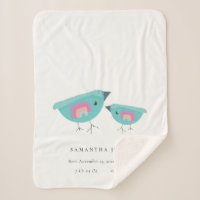 Niedliche Handgezogene Regenbogenblume Birdy Baby