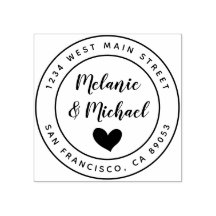 Niedliche Handschrift und Rücksendeadresse