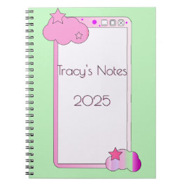 Niedliche Handy-Schule oder Arbeit Notizblock