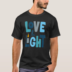 Niedliche Hanukkah Liebe und leichte Chanukah jüdi T-Shirt