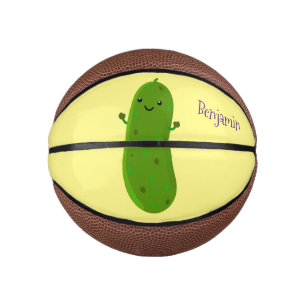 Niedliche Happy Cartoon Illustration Mini Basketball