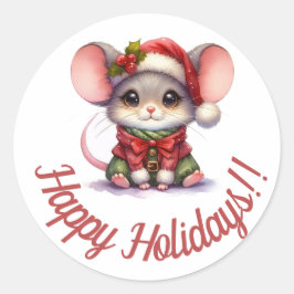 Niedliche Happy Holiday Sticker