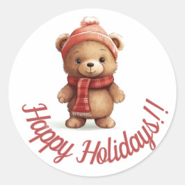 Niedliche Happy Holiday Sticker