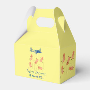 Niedliche Happy Jumping Erdnüsse Cartoon Illustrat Geschenkschachtel