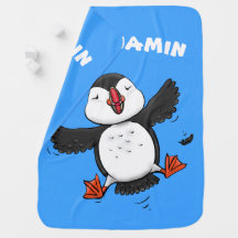 Niedliche Happy Puffle fliegende Cartoon Illustrat