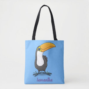 Niedliche Happy Toucan Cartoon-Abbildung