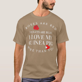 Niedliche Haustiere Guinea Schweinefleisch Sprichw T-Shirt