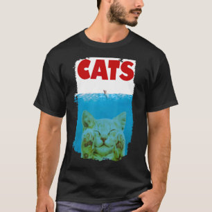 Niedliche Haustiere Katze Parody Kitty und Maus T-Shirt