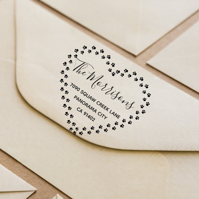 Niedliche Haustiere Paw Hearth Wreath Familie Rück Permastempel (Von Creator hochgeladen)