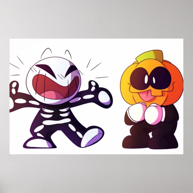 Niedliche Haut und Pump Poster (Vorne)