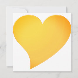 Niedliche hellorange Großherz minimalistisch Moder