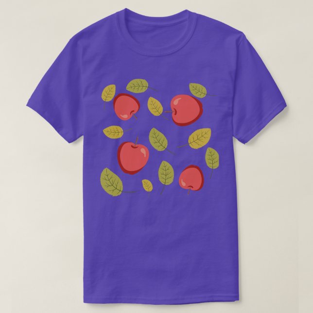 Niedliche Herbstäpfel T-Shirt (Design vorne)