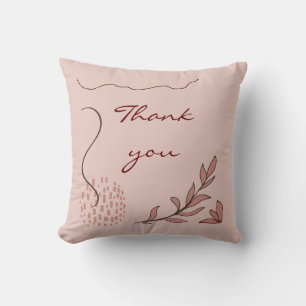 niedliche Herbstblumen und geometrische abstrakte  Kissen