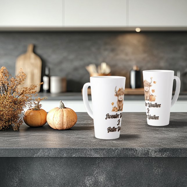 Niedliche Herbstkühe Milchtasse (Von Creator hochgeladen)