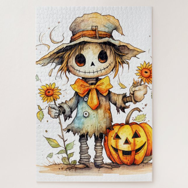 Niedliche Herbstspur Puzzle (Vertikal)