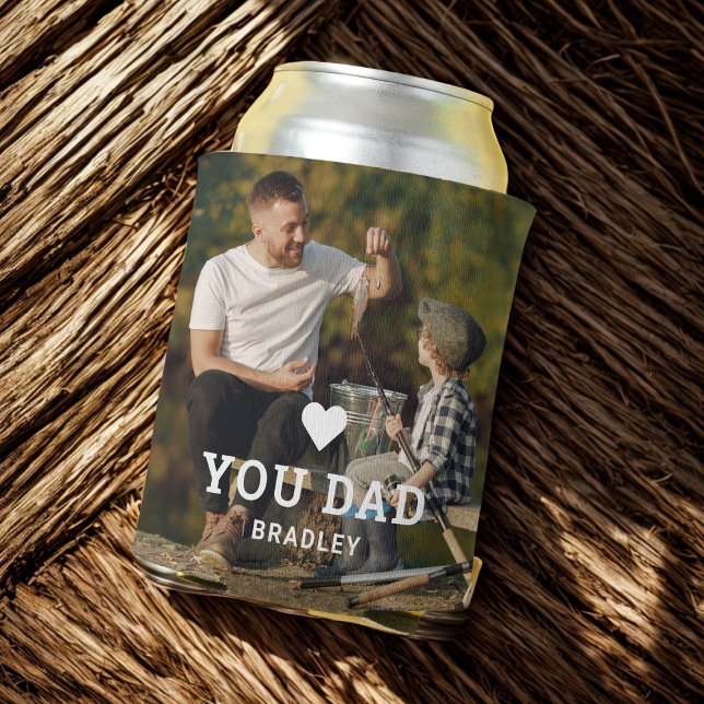 Niedliche HERZ-LIEBE SIE VATER Foto-Namen Dosenkühler (Von Creator hochgeladen)