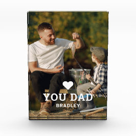 Niedliche HERZ-LIEBE SIE VATER Foto-Namen Fotoblock