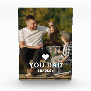 Niedliche HERZ-LIEBE SIE VATER Foto-Namen Fotoblock