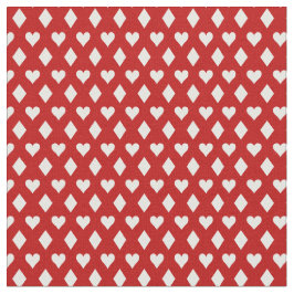 Niedliche Herzen Diamantmuster Kameromaterial Stoff