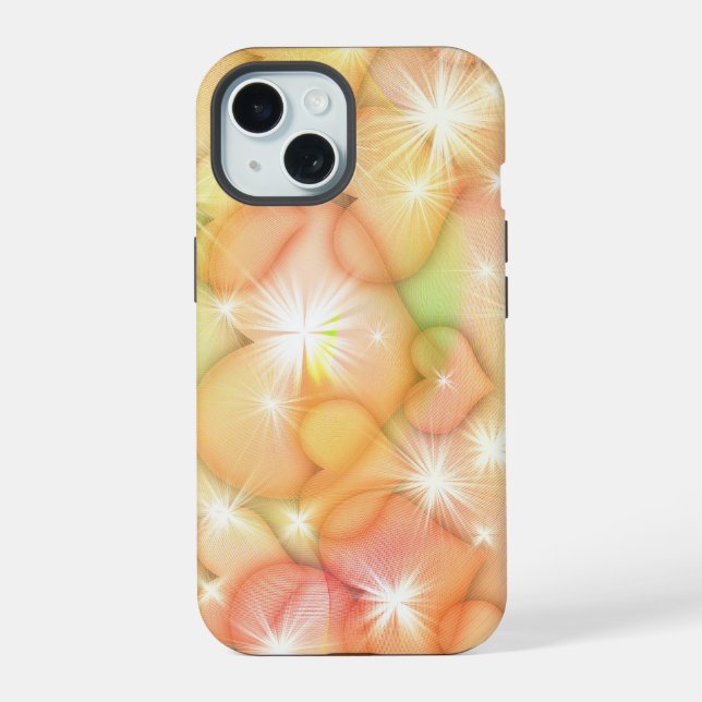 Niedliche Herzen iPhone 15 Hülle (Rückseite)