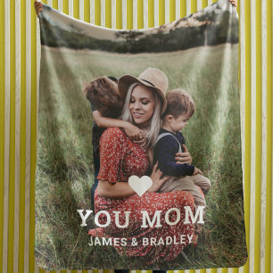 Niedliche HERZEN LIEBE SIE MAMA Muttertagsjubiläum Sherpadecke